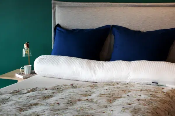 Traversin Taiga, soutien ergonomique et confort moelleux pour un sommeil optimal.