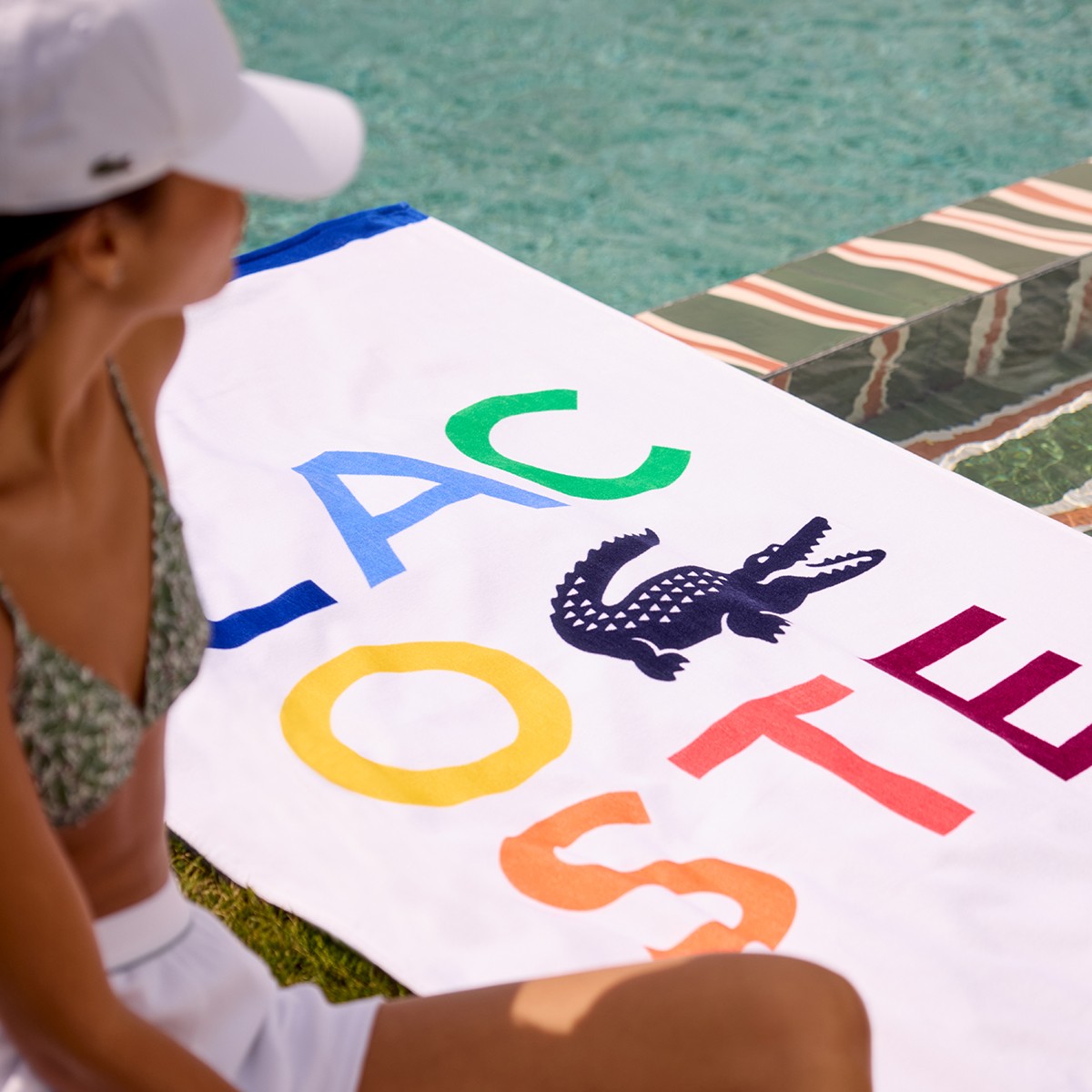 SERVIETTE DE PLAGE L CROCOLOR